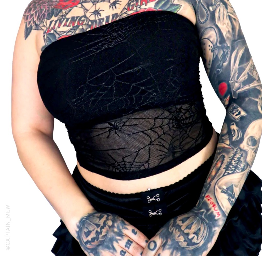 Spinnerette tube top by forest ink size medium